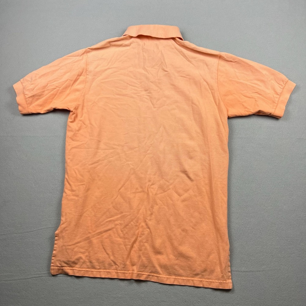 Vintage Duck Head Men XL Sunkissed Orange Solid Pique Polo Shirt Made in USA 90s - Picture 4 of 7